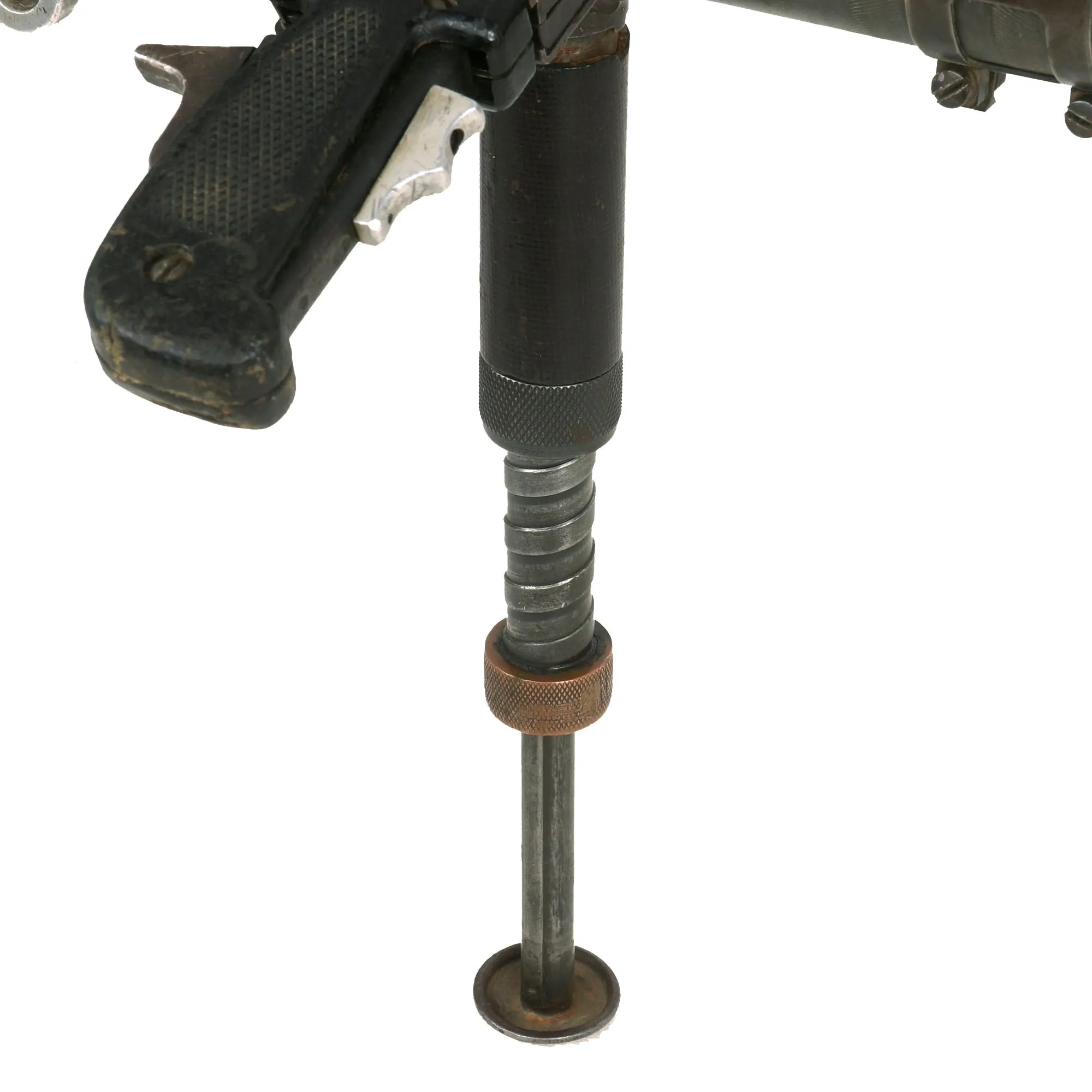 Original U.S. WWII 1945 Dated Paratrooper M18 Recoilless Rifle with Field Cover, 57mm Round in Canister & More - Inert