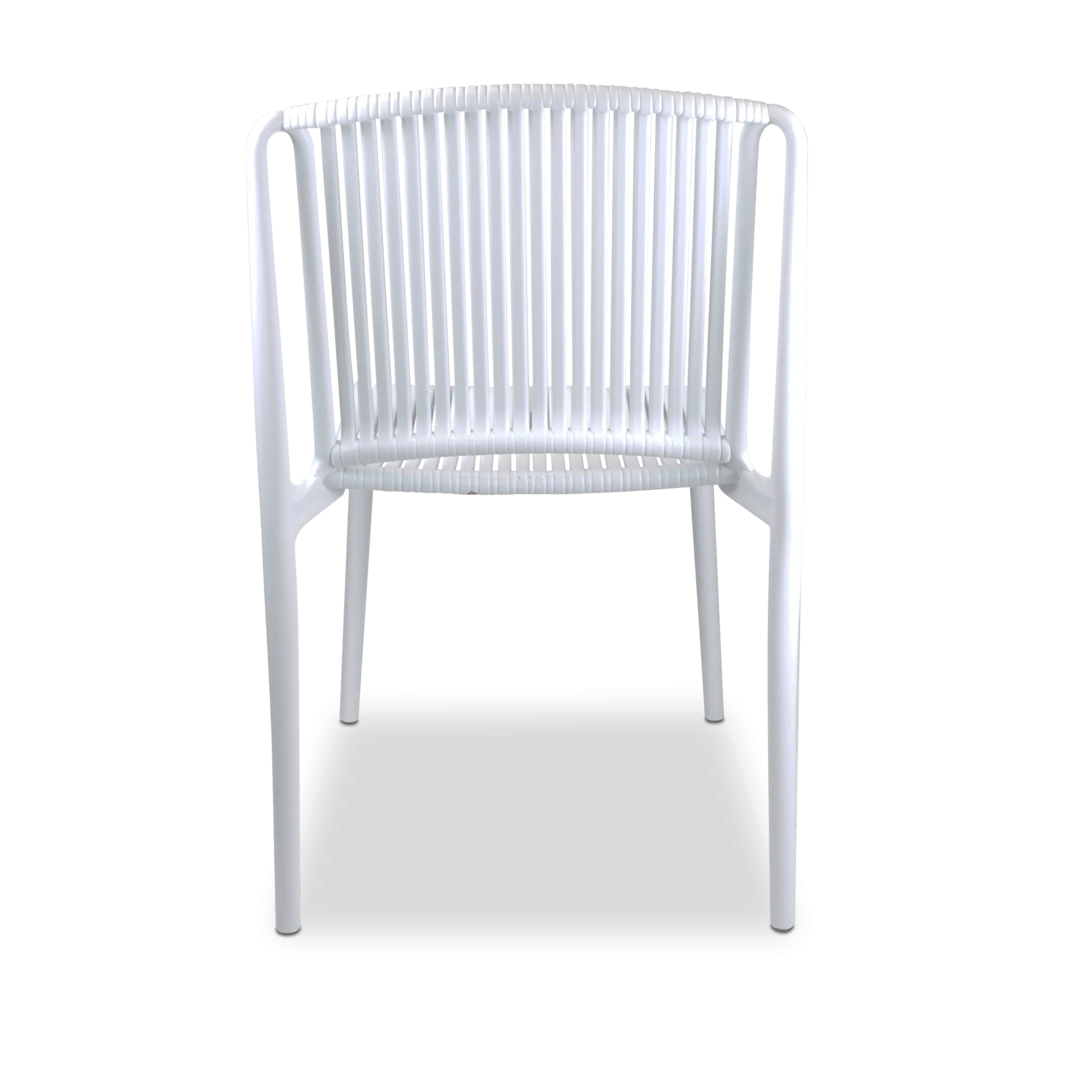 Paros UV Plastic Outdoor Chair (PP) in Arctic White