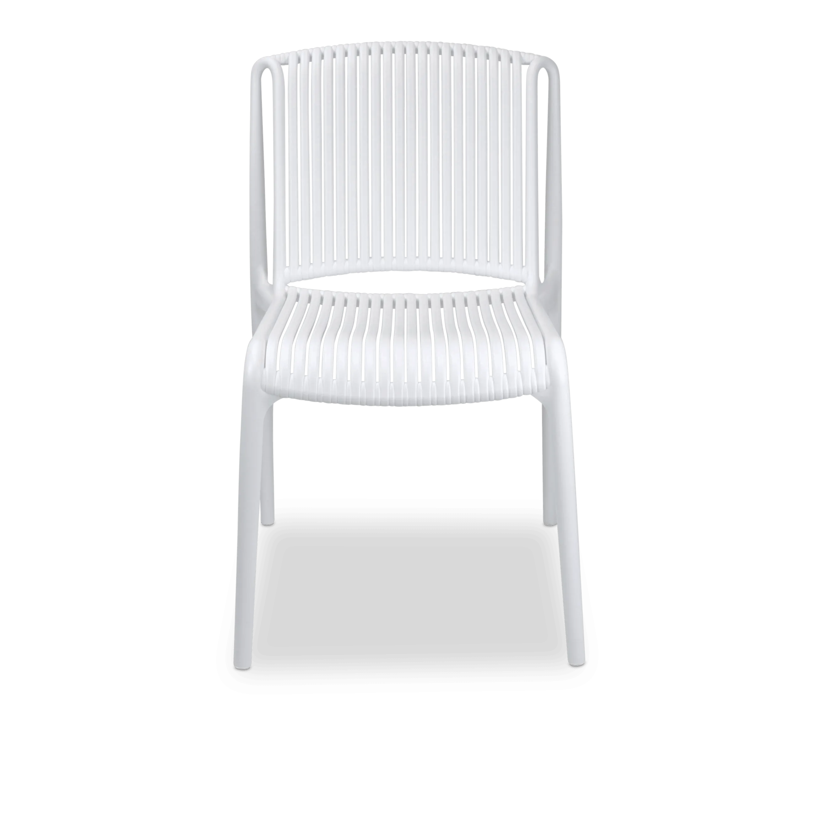 Paros UV Plastic Outdoor Chair (PP) in Arctic White