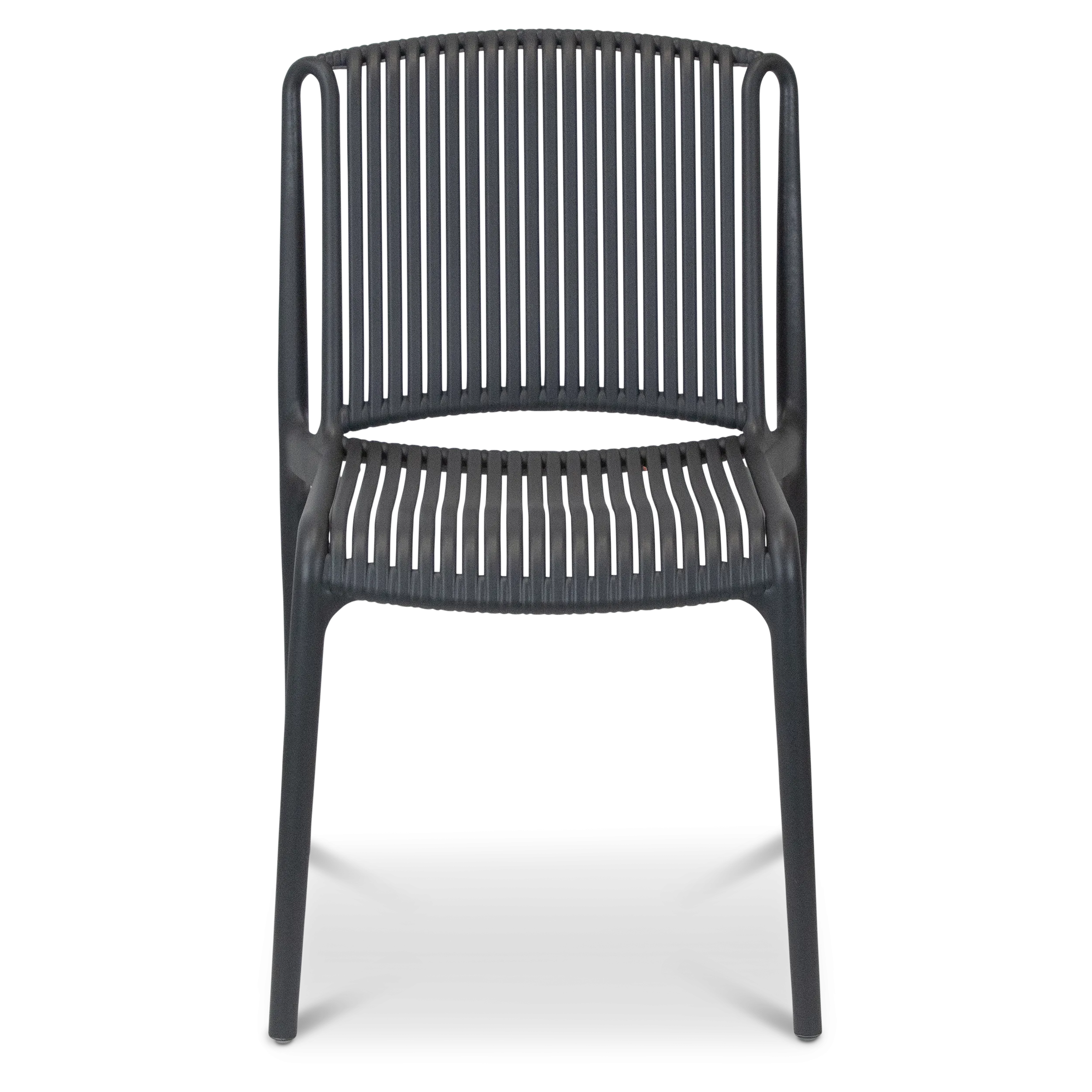 Paros UV Plastic Outdoor Chair (PP) in Gunmetal