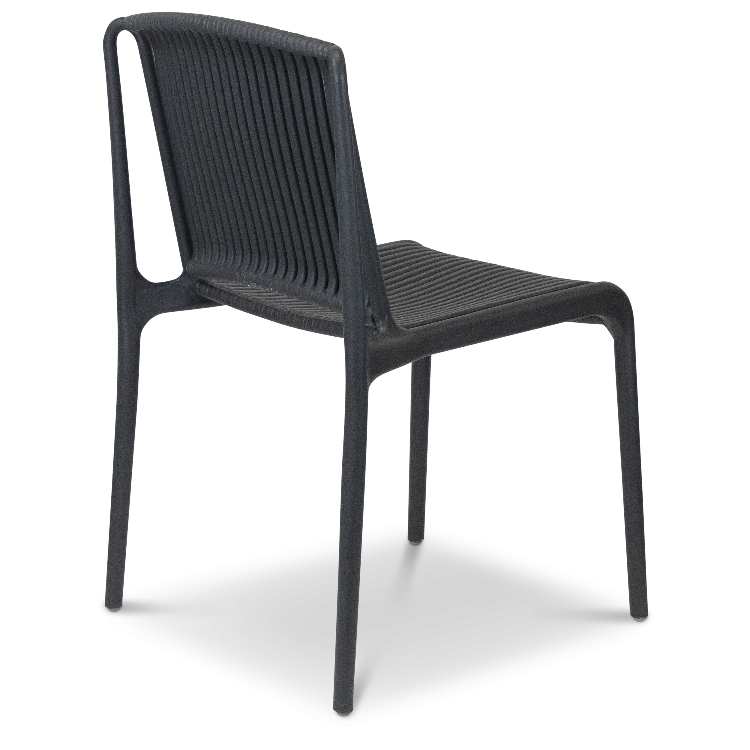 Paros UV Plastic Outdoor Chair (PP) in Gunmetal