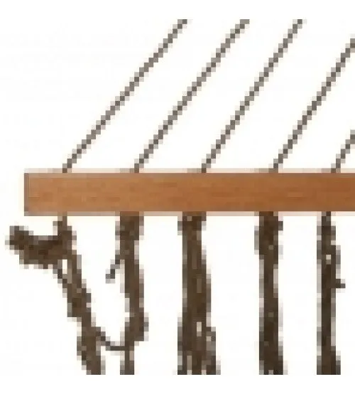 Pawleys Island Presidential Size Original DuraCord Rope Hammock - Antique Brown