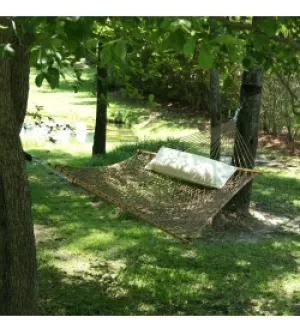 Pawleys Island Presidential Size Original DuraCord Rope Hammock - Antique Brown