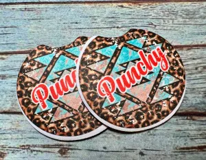 Punchy Car Coasters