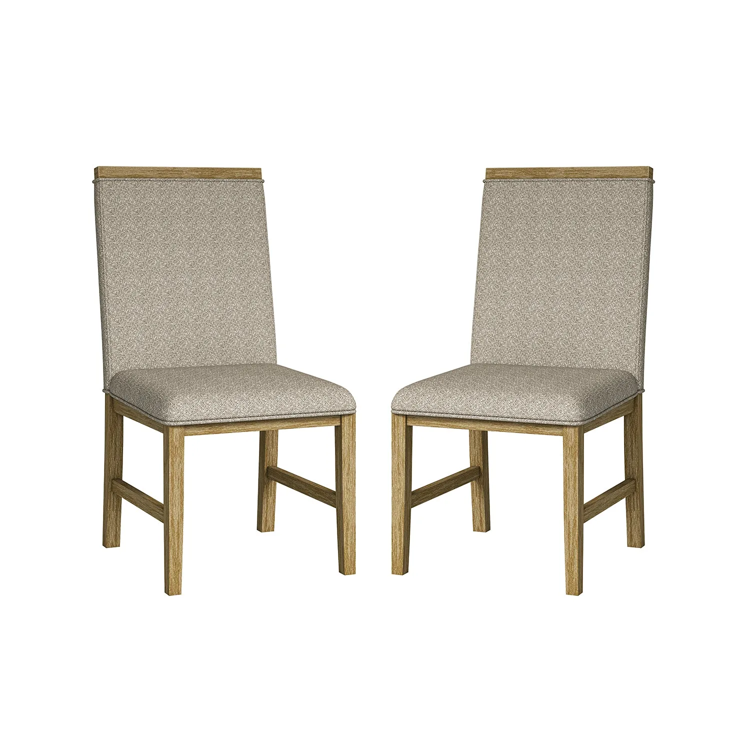 Reynold Modern Upholstered Dining Chair with Solid Wood Leg Set of 2/4/6