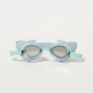 Salty the Shark Mini Swim Goggles (Aqua)