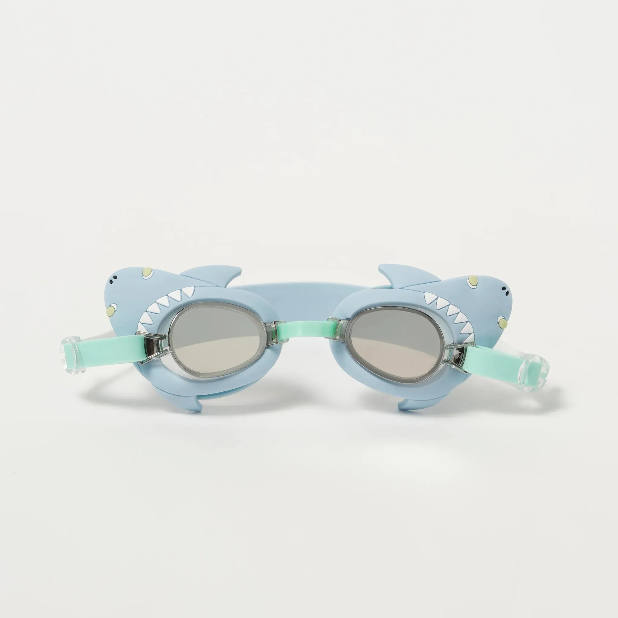 Salty the Shark Mini Swim Goggles (Aqua)