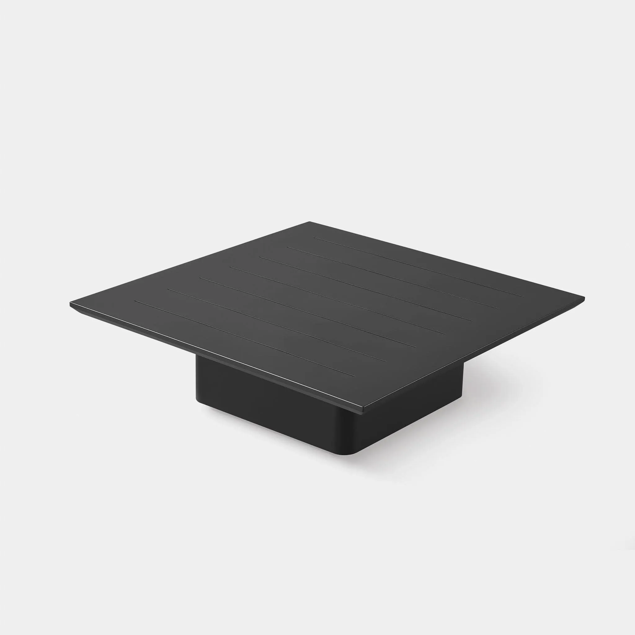 Santorini Outdoor Slatted Square Side Table