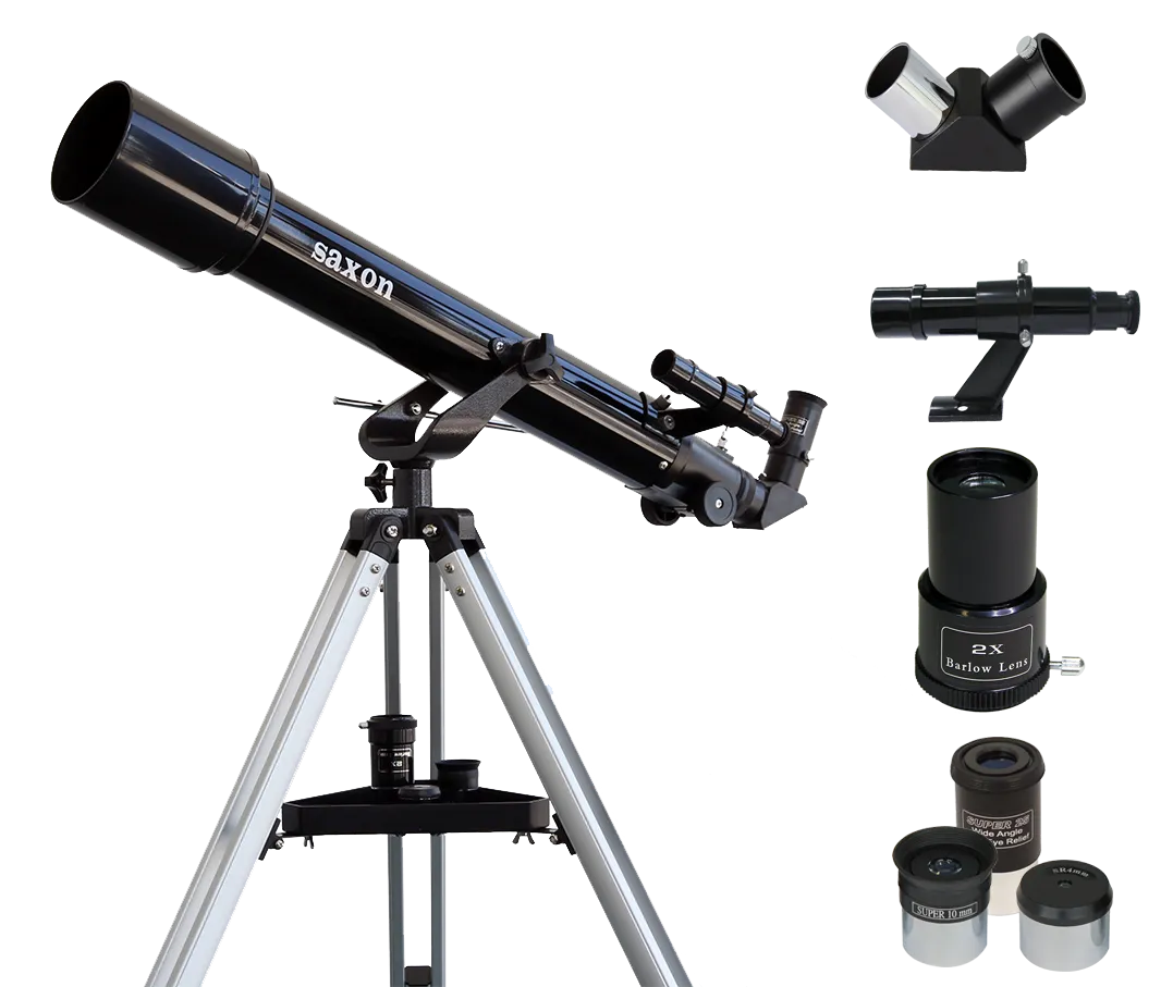 saxon 707-AZ2 Refractor Telescope