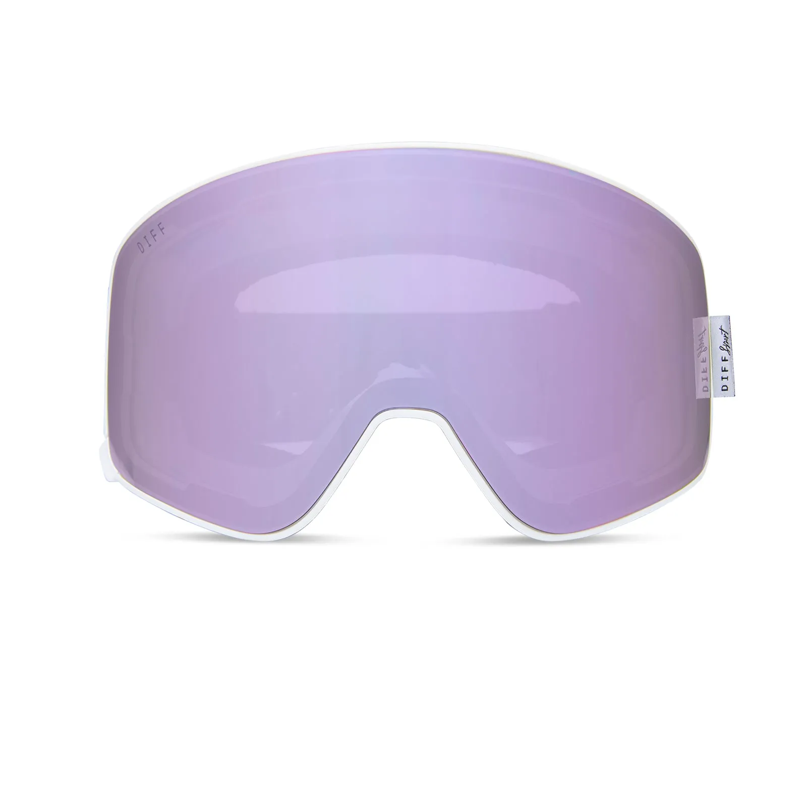 SNOW GOGGLES - FROST   HOUNDSTOOTH   LILAC MIRROR   POLARIZED GOGGLES & FREE AURORA PINK LENS