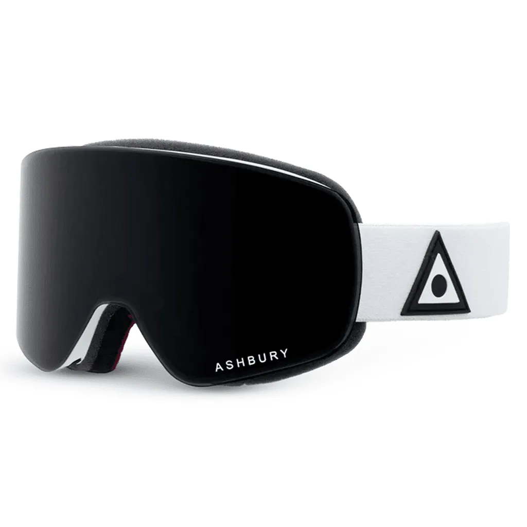 Sonic goggle - White triangle / Dark smoke   Yellow