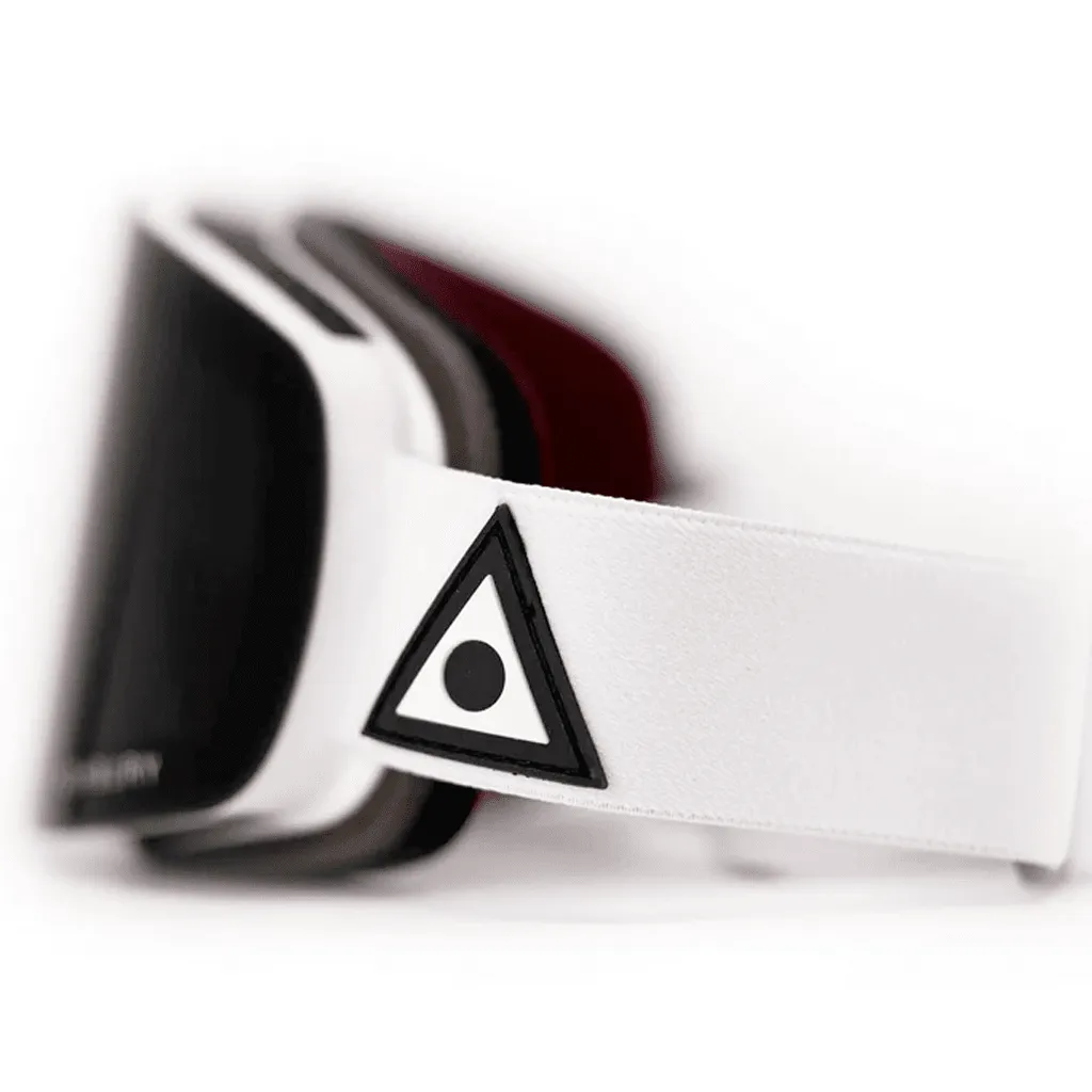 Sonic goggle - White triangle / Dark smoke   Yellow