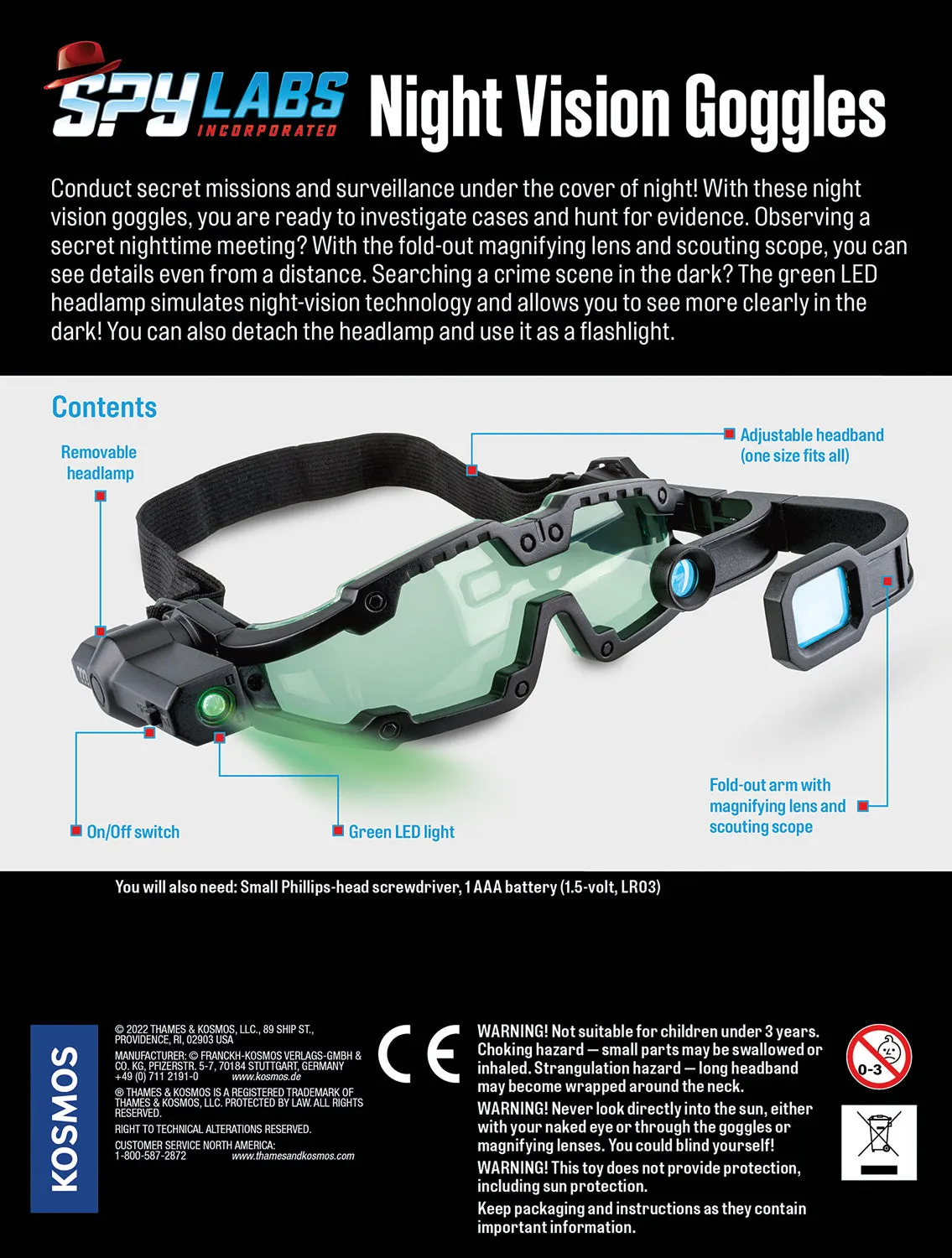 Spy Lab: Night Vision Goggles