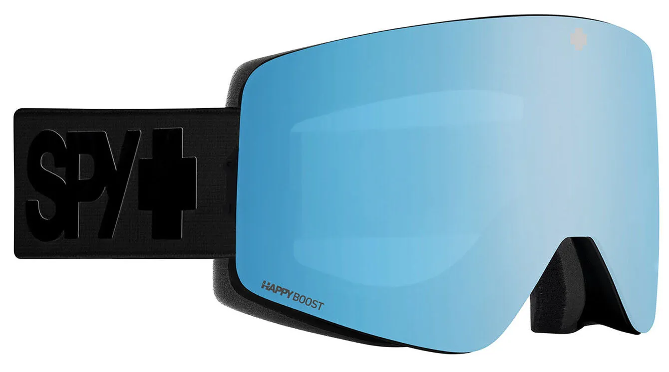 Spy Marauder Elite Asian Fit Goggles 2024 Matte Black / Happy Boost Bronze Happy Blue Spectra Mirror   Spare Lens