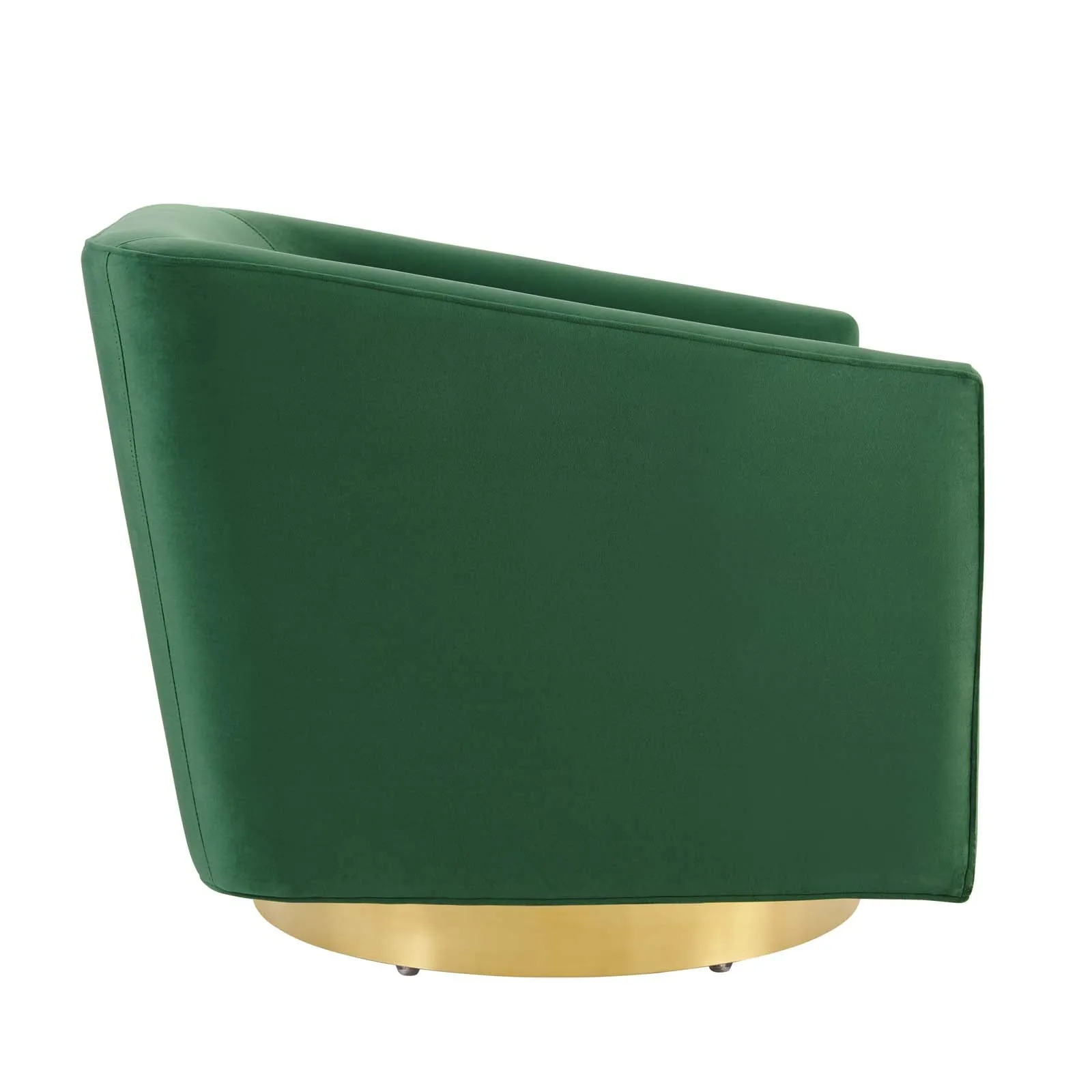 Twist  Accent Lounge Performance Velvet Swivel Chair