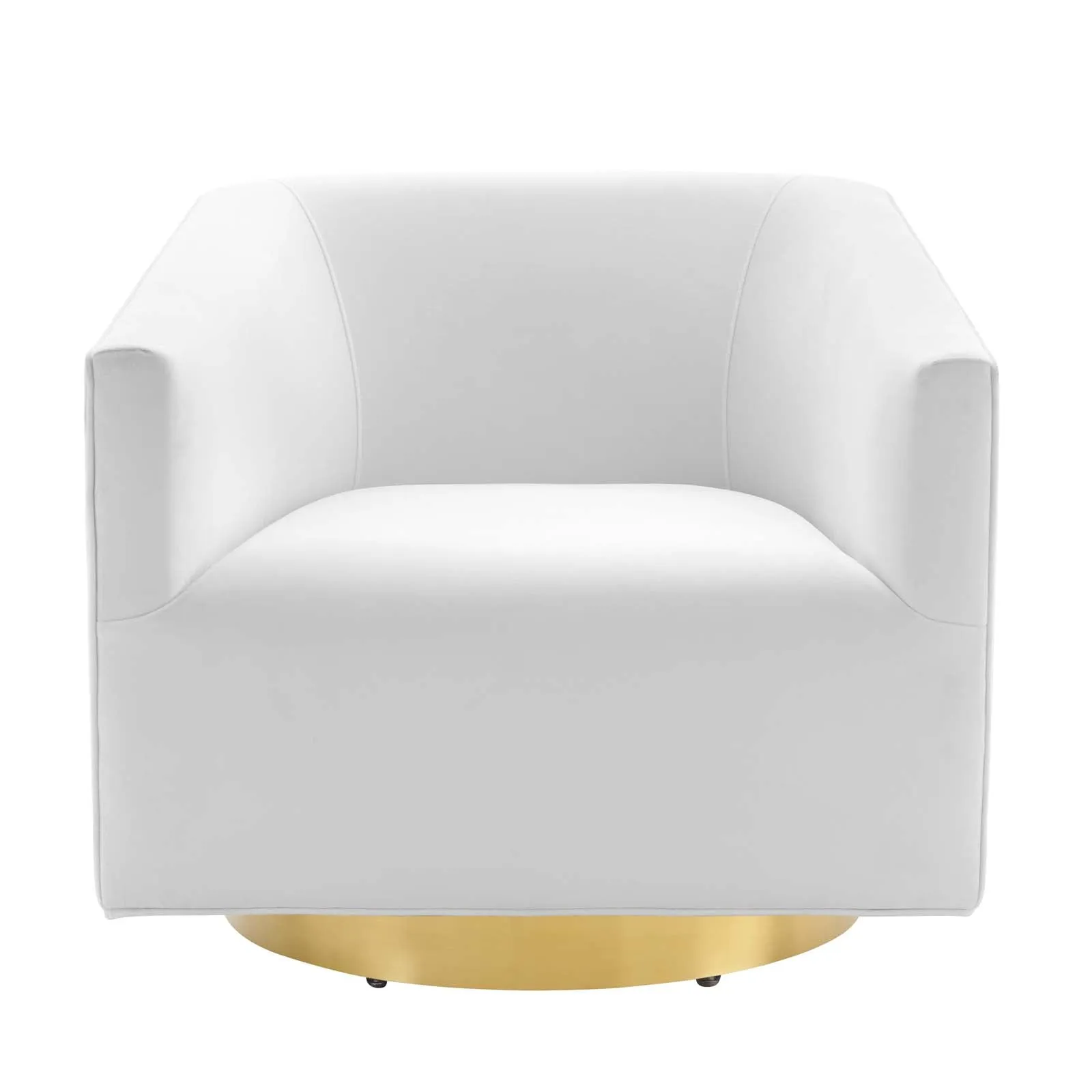 Twist  Accent Lounge Performance Velvet Swivel Chair