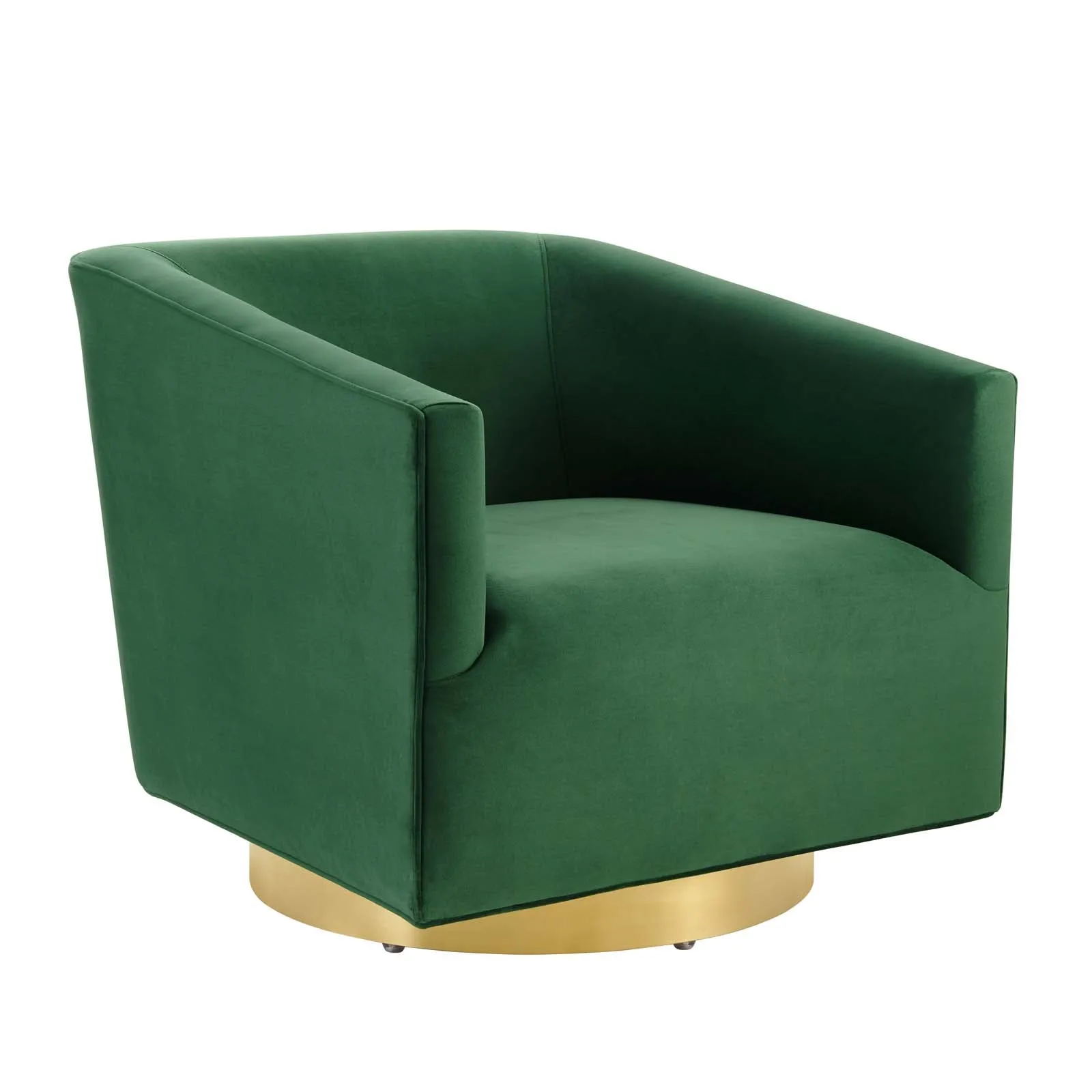 Twist  Accent Lounge Performance Velvet Swivel Chair
