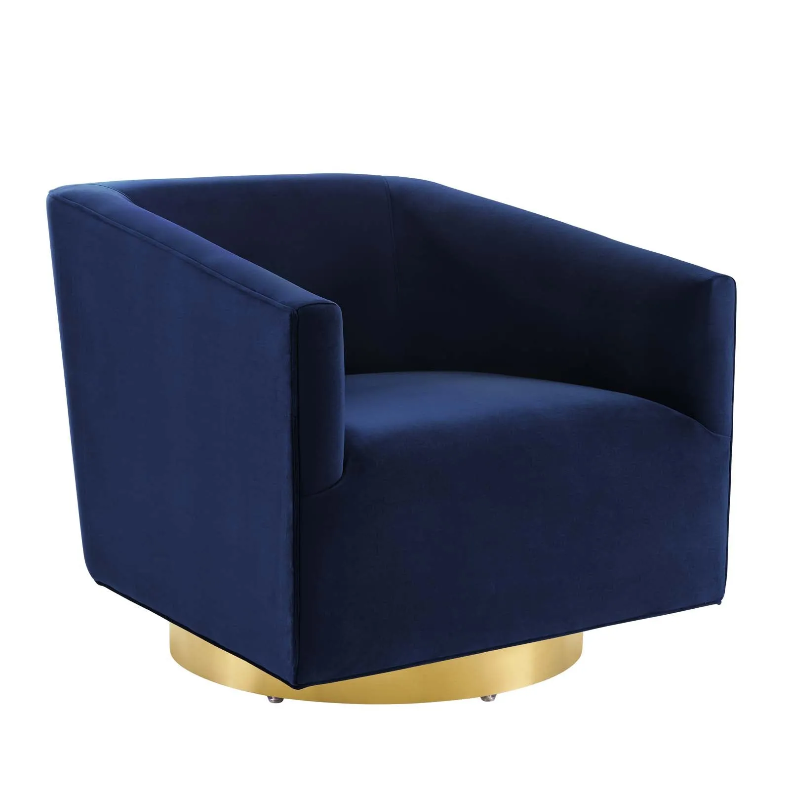 Twist  Accent Lounge Performance Velvet Swivel Chair