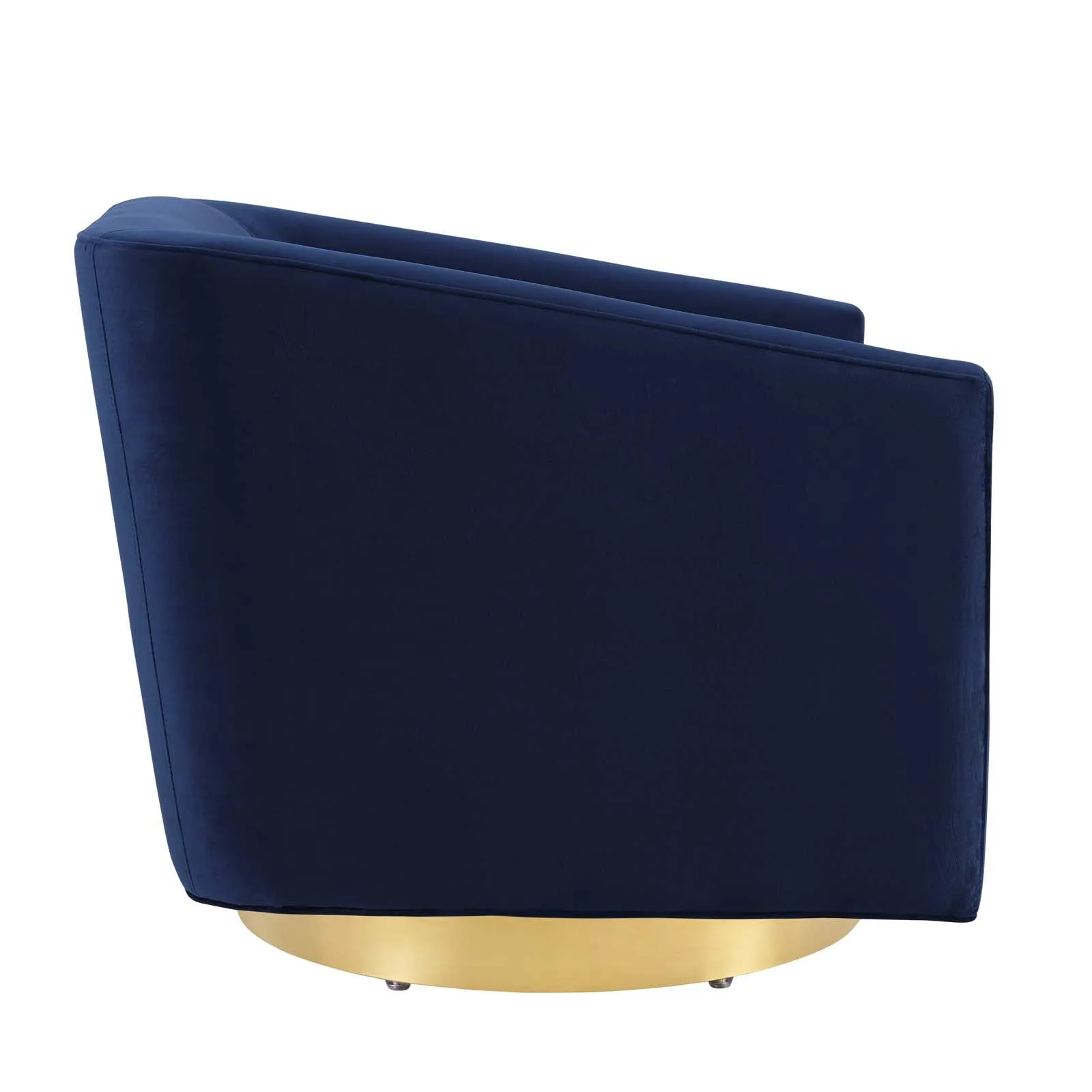 Twist  Accent Lounge Performance Velvet Swivel Chair