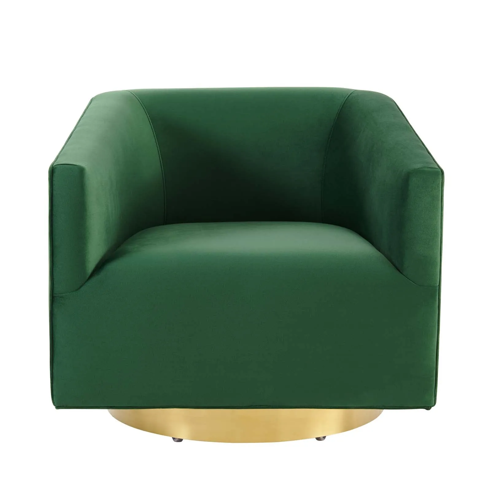 Twist  Accent Lounge Performance Velvet Swivel Chair
