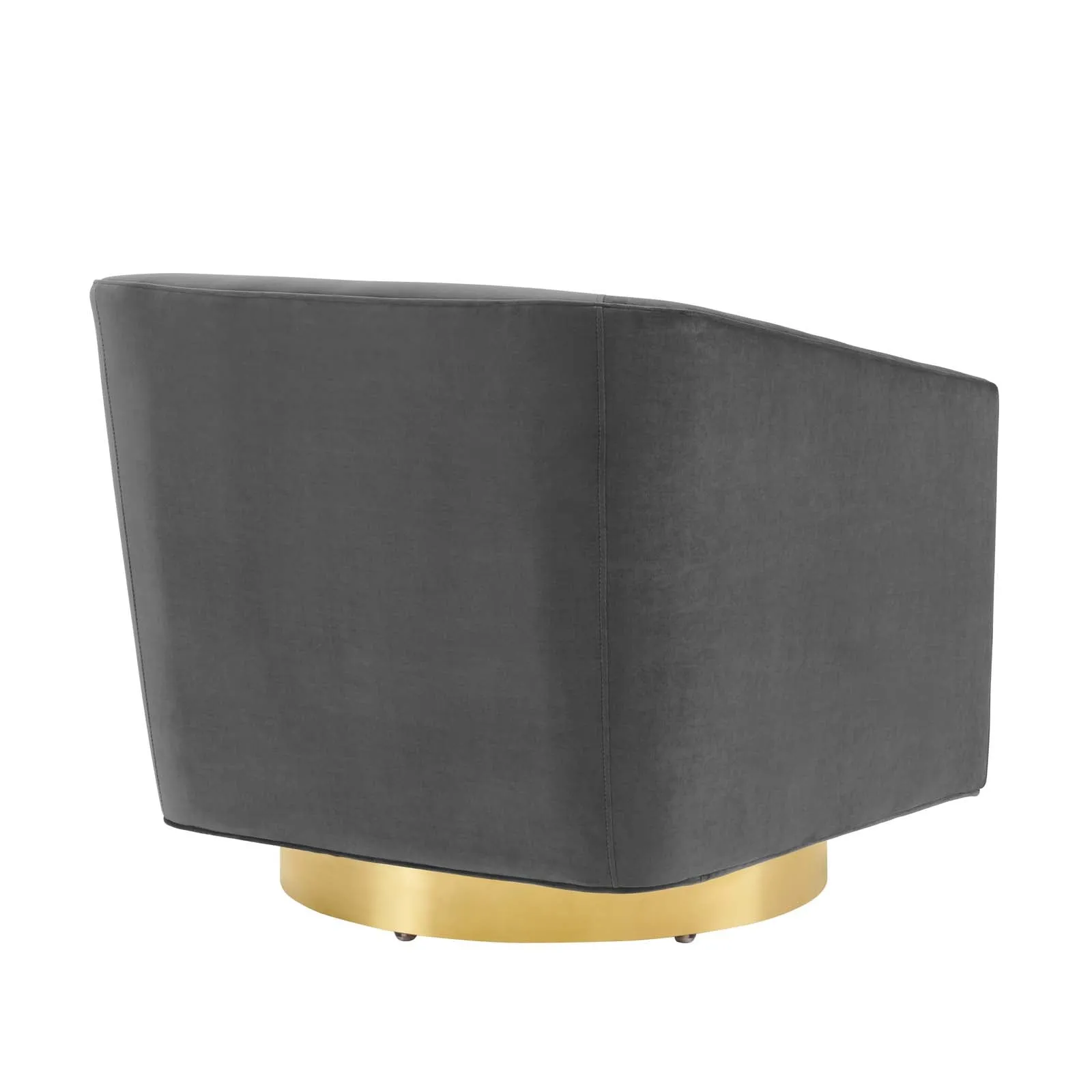 Twist  Accent Lounge Performance Velvet Swivel Chair