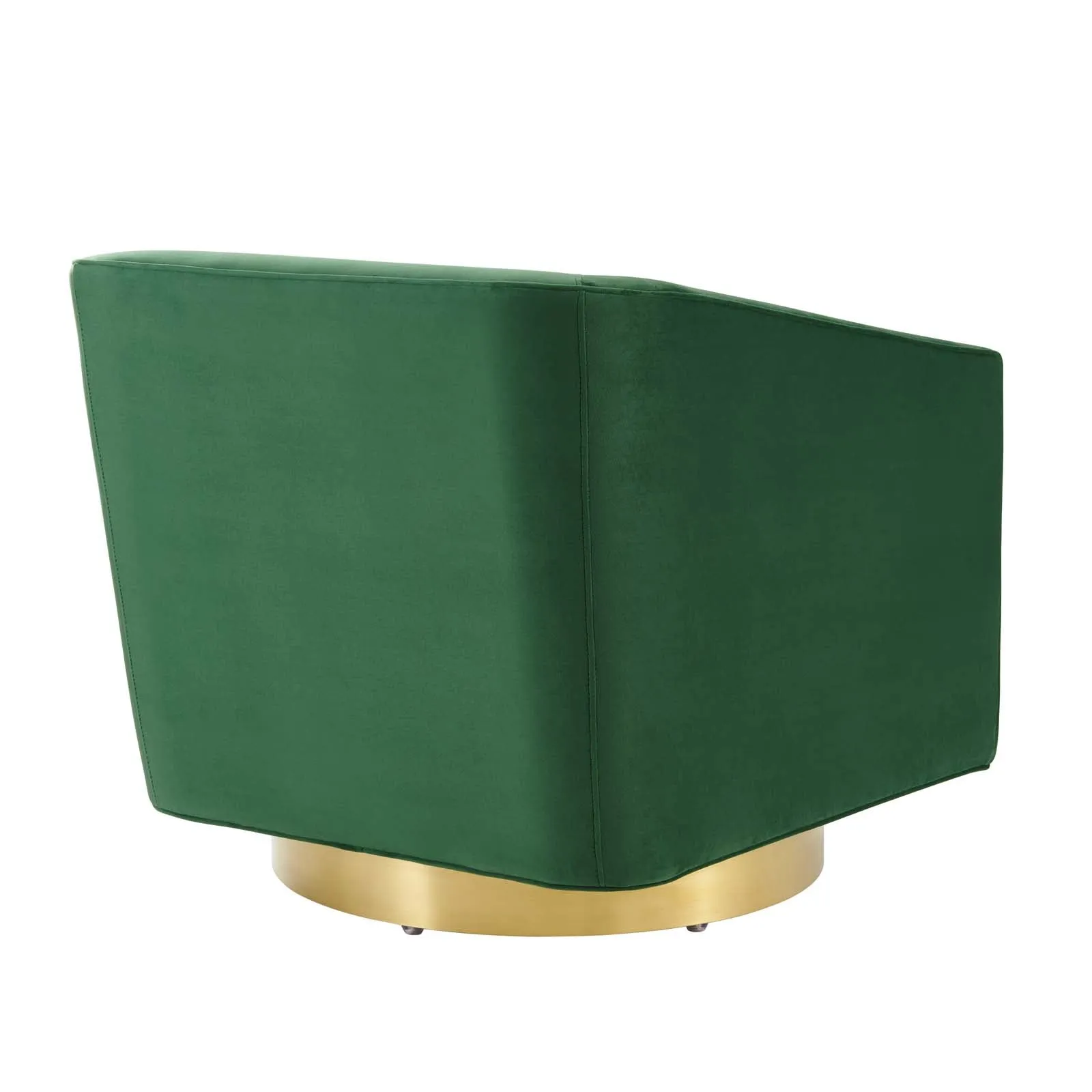 Twist  Accent Lounge Performance Velvet Swivel Chair