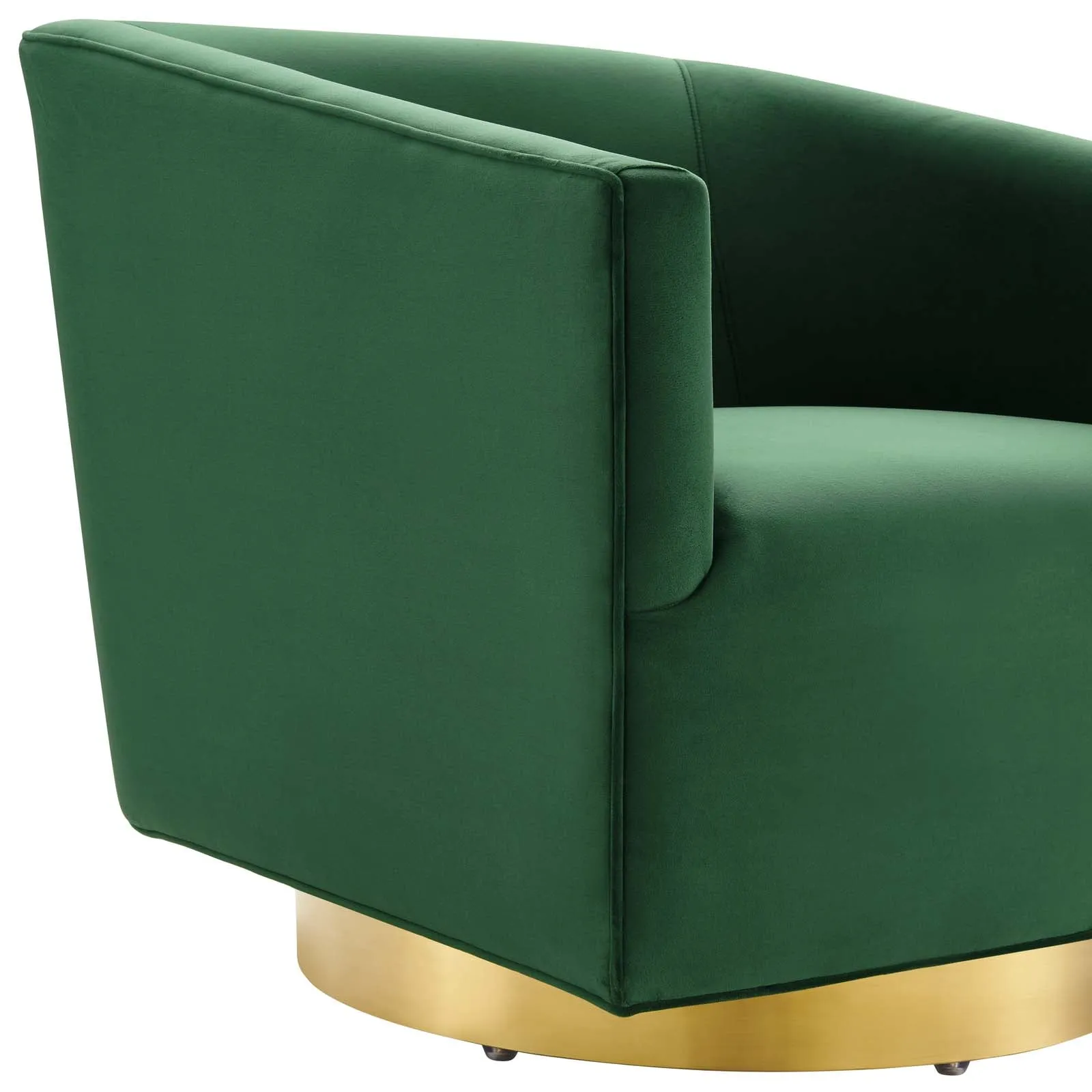 Twist  Accent Lounge Performance Velvet Swivel Chair