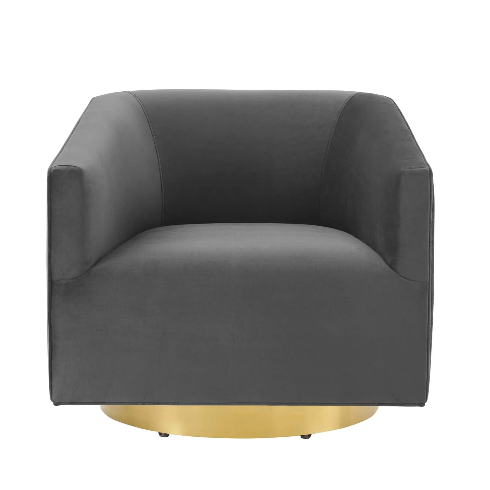 Twist  Accent Lounge Performance Velvet Swivel Chair