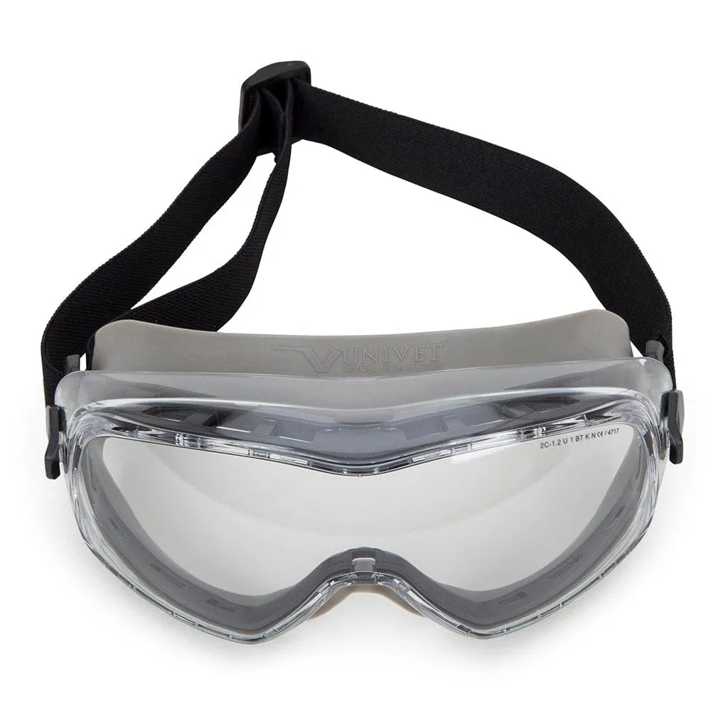 Univet 620 Ski Style Safety Goggles Clear Lens