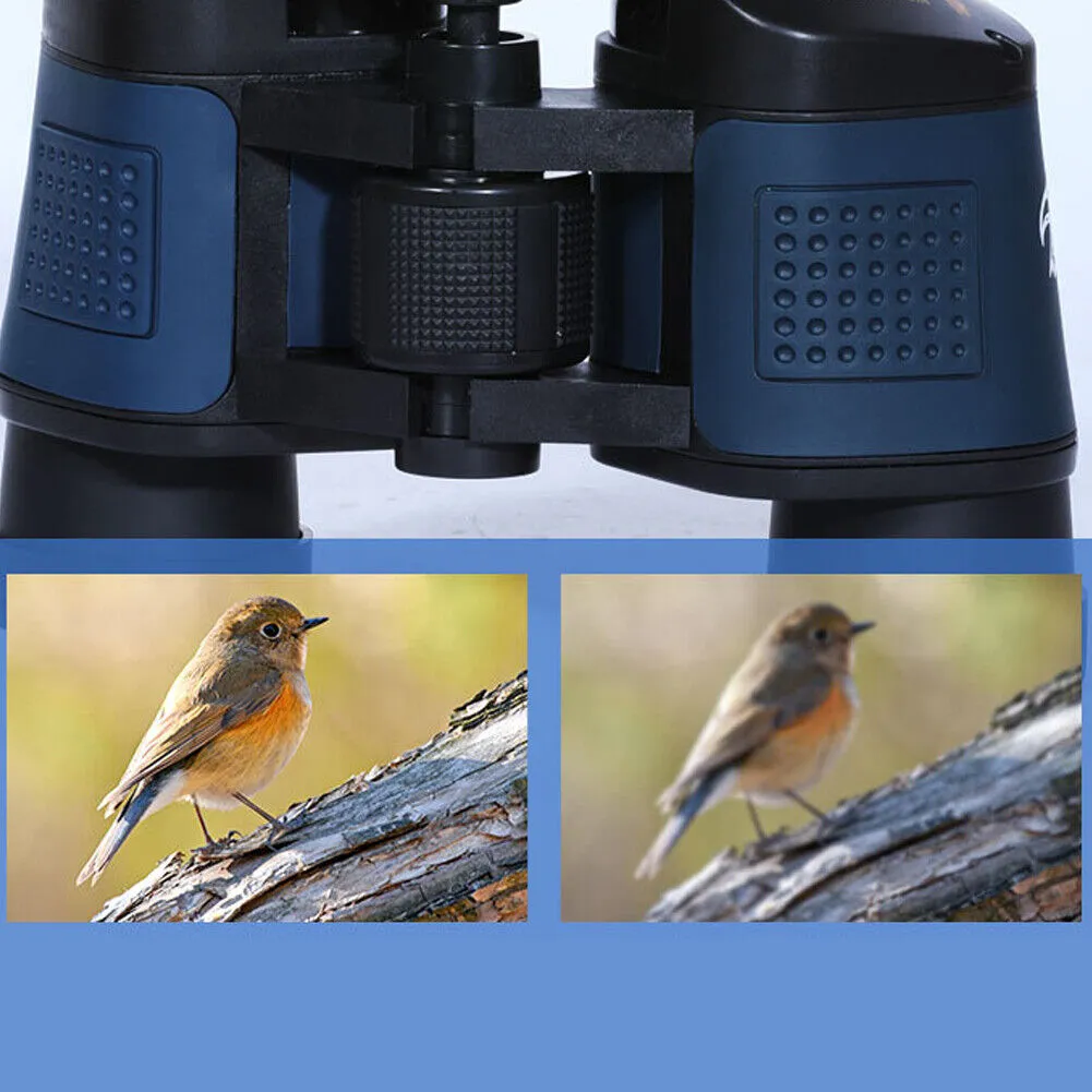 US German Military Army 60x60 Binoculars Prism HD Night Vision Hunting Bag Fine