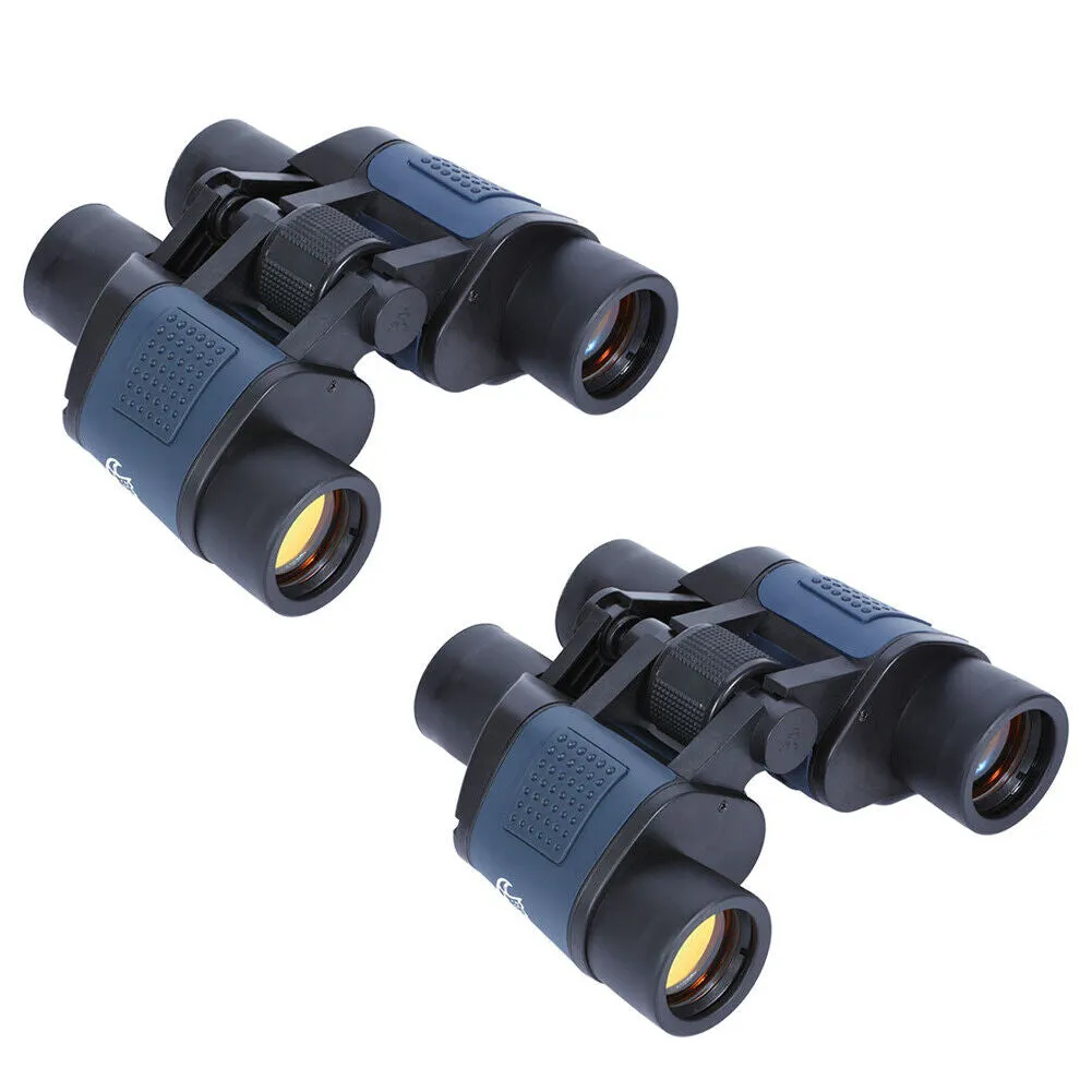 US German Military Army 60x60 Binoculars Prism HD Night Vision Hunting Bag Fine