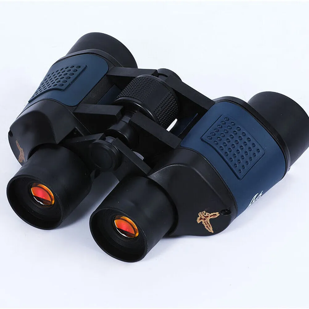 US German Military Army 60x60 Binoculars Prism HD Night Vision Hunting Bag Fine