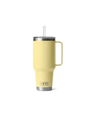 Yeti Rambler 42oz Daybreak Yellow Straw Mug